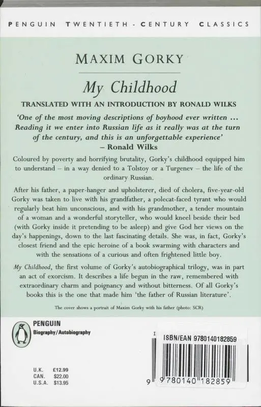 Rückseite: 9780140182859 | My Childhood | Maxim Gorky | Taschenbuch | Kartoniert / Broschiert