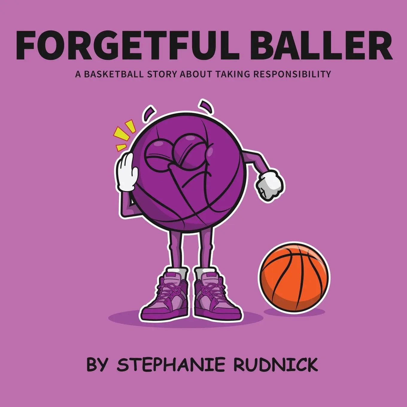Cover: 9781738382859 | Forgetful Baller | A Basketball Story About Taking Responsibility