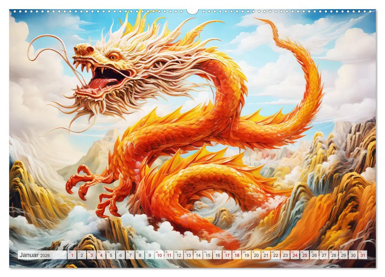 Bild: 9783457472859 | Jahr des Drachen - Im Stil des chinesischen Tierkreiszeichens...
