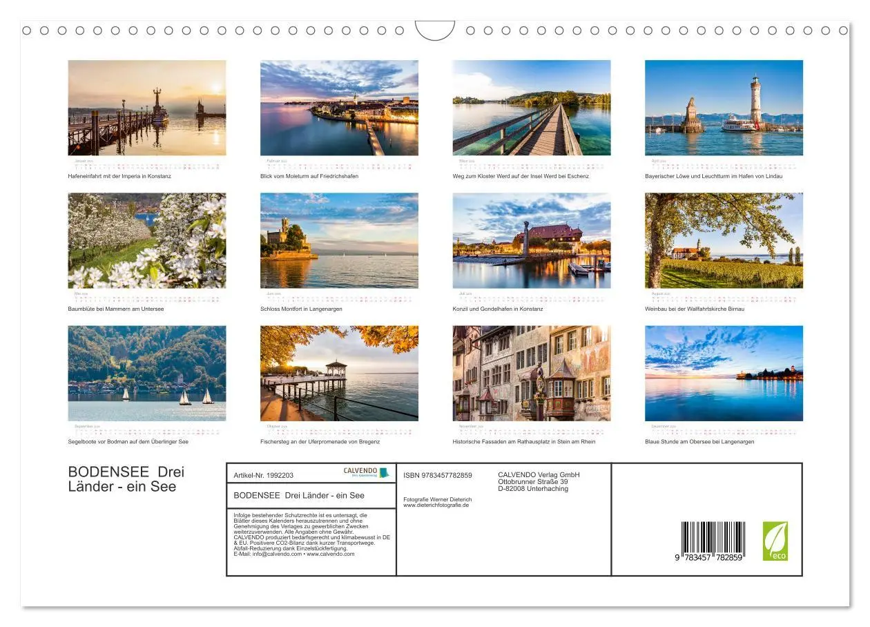 Bild: 9783457782859 | BODENSEE Drei Länder - ein See (Wandkalender 2026 DIN A3 quer),...