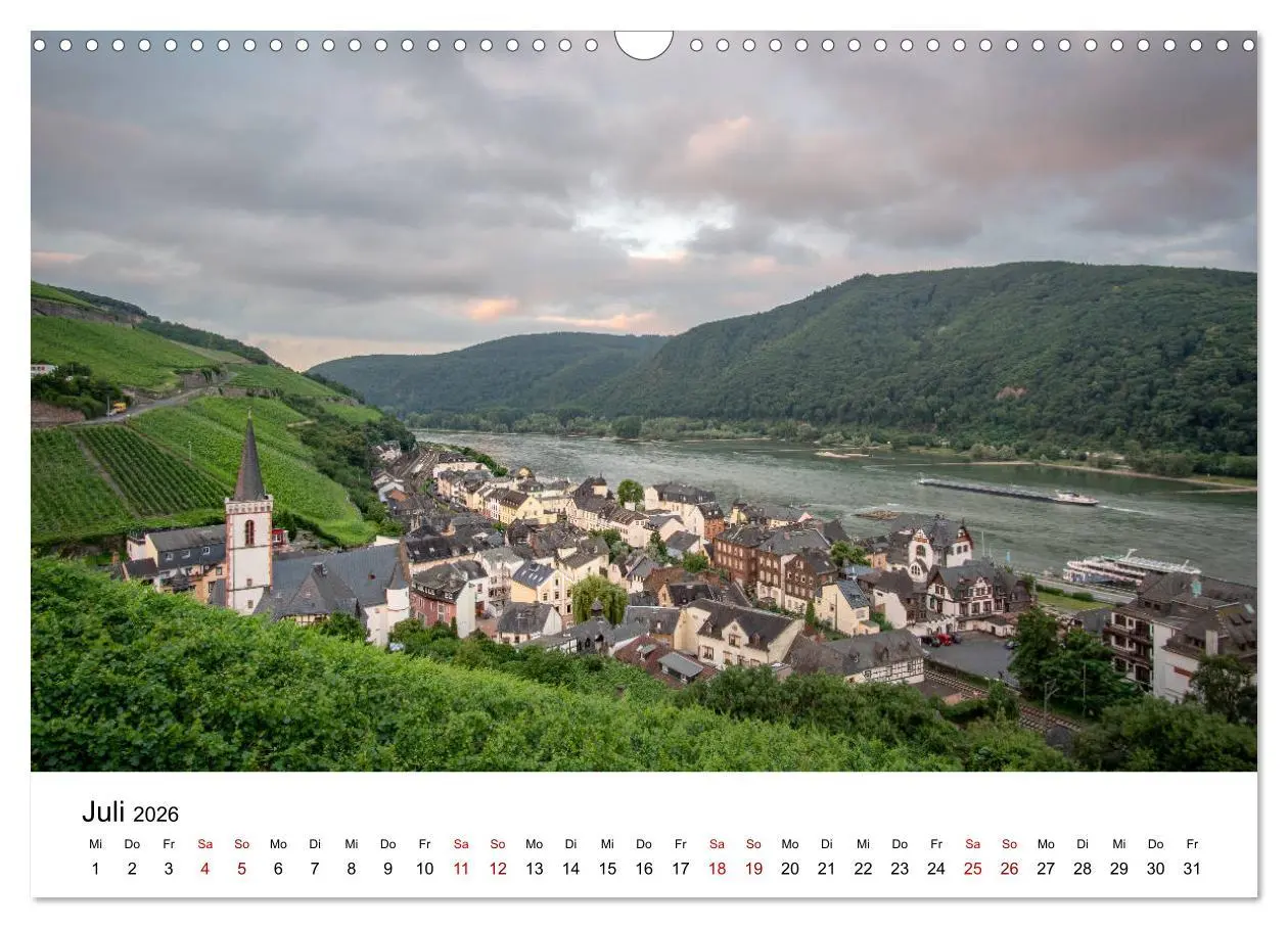 Bild: 9783457922859 | Rheingau 2026 (Wandkalender 2026 DIN A3 quer), CALVENDO Monatskalender