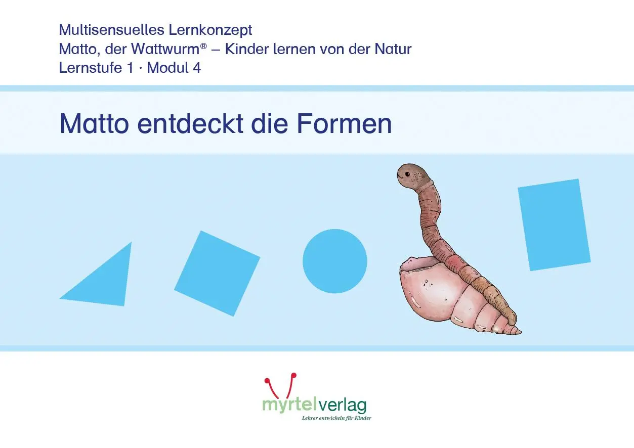 Cover: 9783938782859 | "Matto, der Wattwurm" - Lernstufe 1 - Modul 4: Matto entdeckt die...