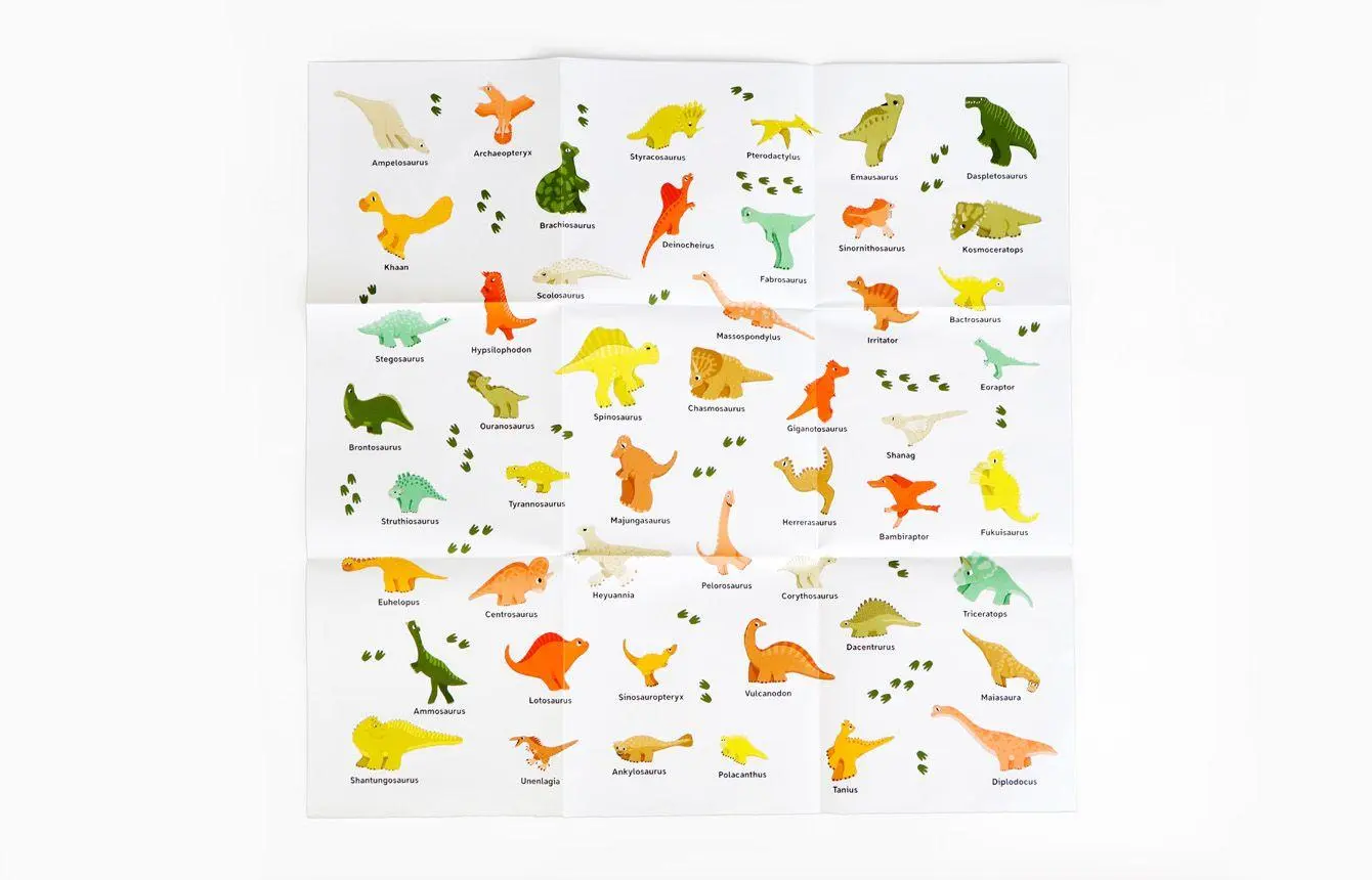 Bild: 9783962442859 | 49 Dinos und 1 Asteroid | Ein Dinoknäuel-Puzzle | Caroline Selmes