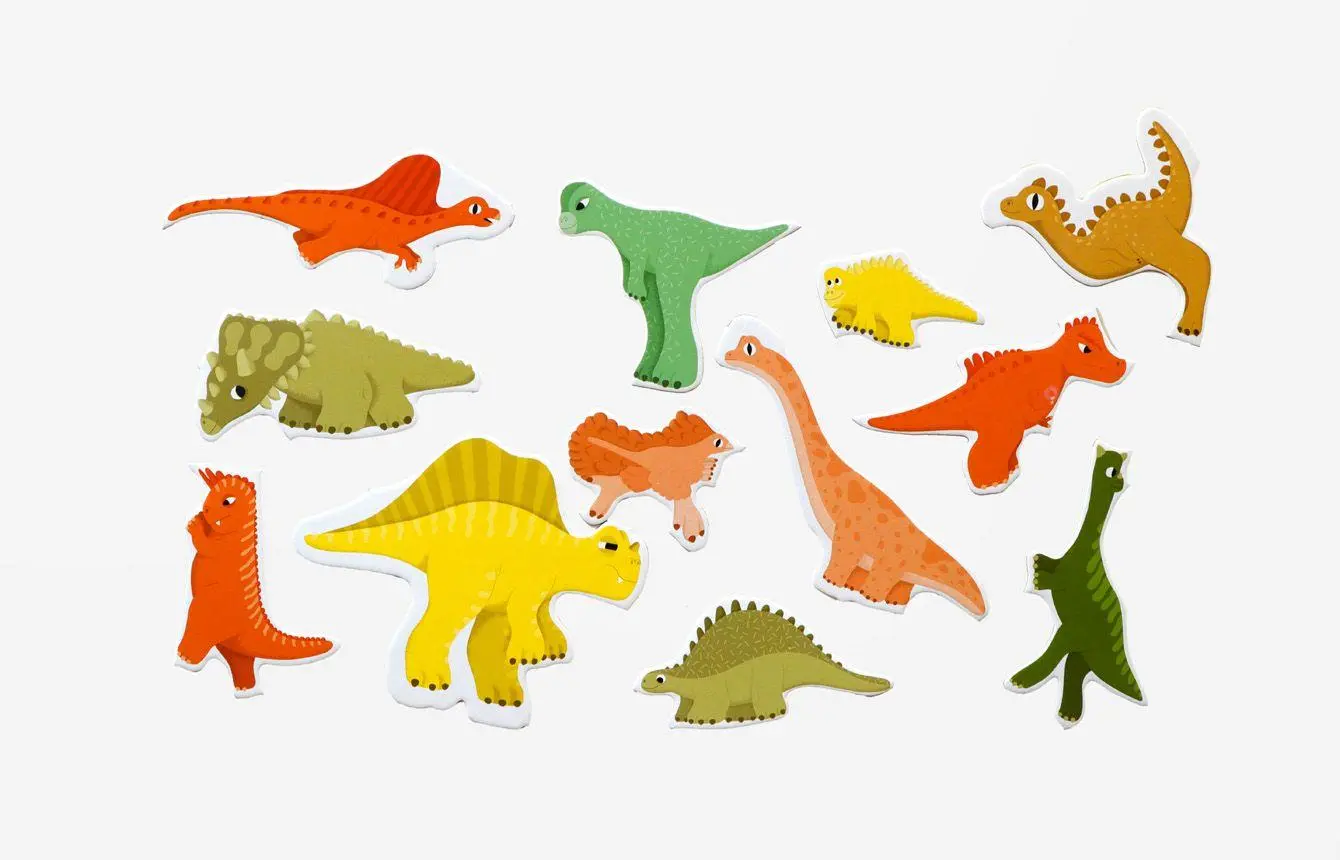 Bild: 9783962442859 | 49 Dinos und 1 Asteroid | Ein Dinoknäuel-Puzzle | Caroline Selmes