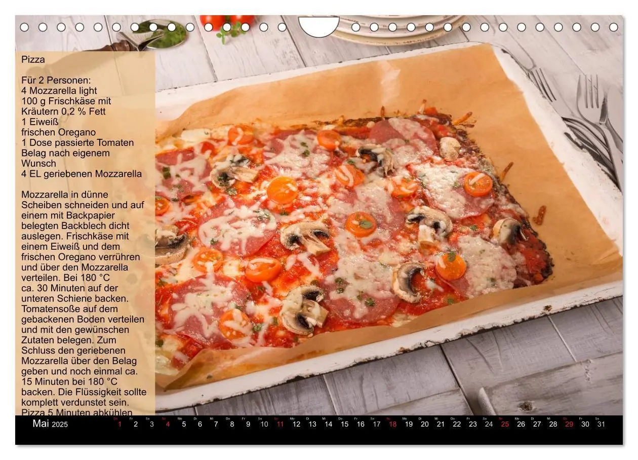 Bild: 9783435682959 | Low Carb - Leichte Rezepte für jeden Tag (Wandkalender 2025 DIN A4...