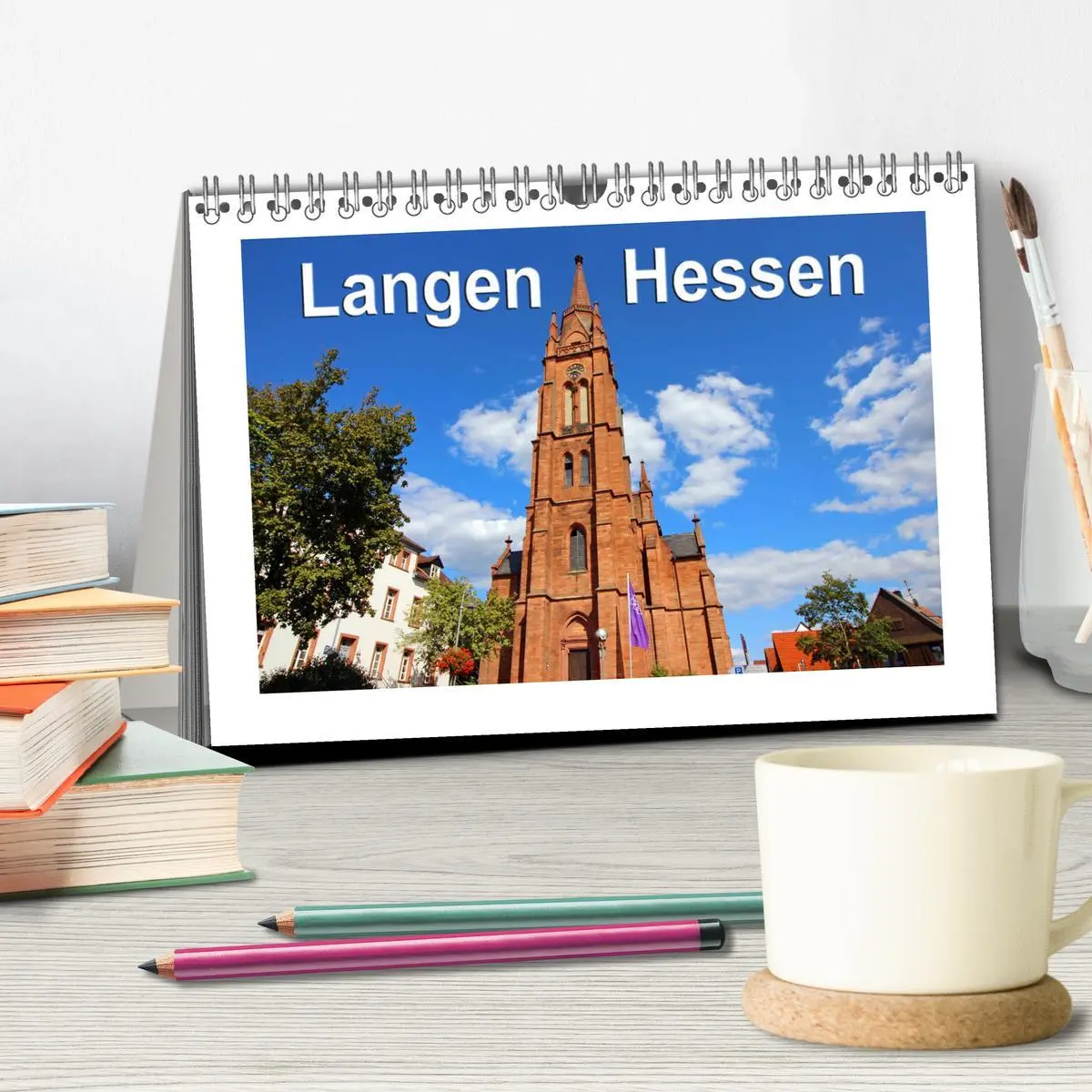 Bild: 9783457772959 | Langen - Hessen (Tischkalender 2026 DIN A5 quer), CALVENDO...