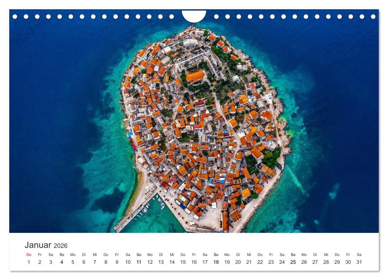 Bild: 9783457912959 | Malerisches Kroatien (Wandkalender 2026 DIN A4 quer), CALVENDO...