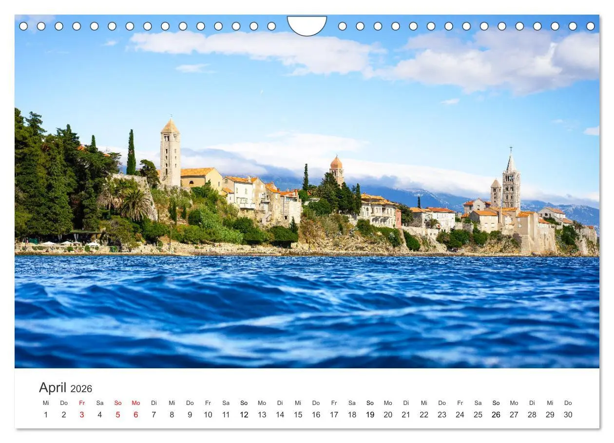 Bild: 9783457912959 | Malerisches Kroatien (Wandkalender 2026 DIN A4 quer), CALVENDO...