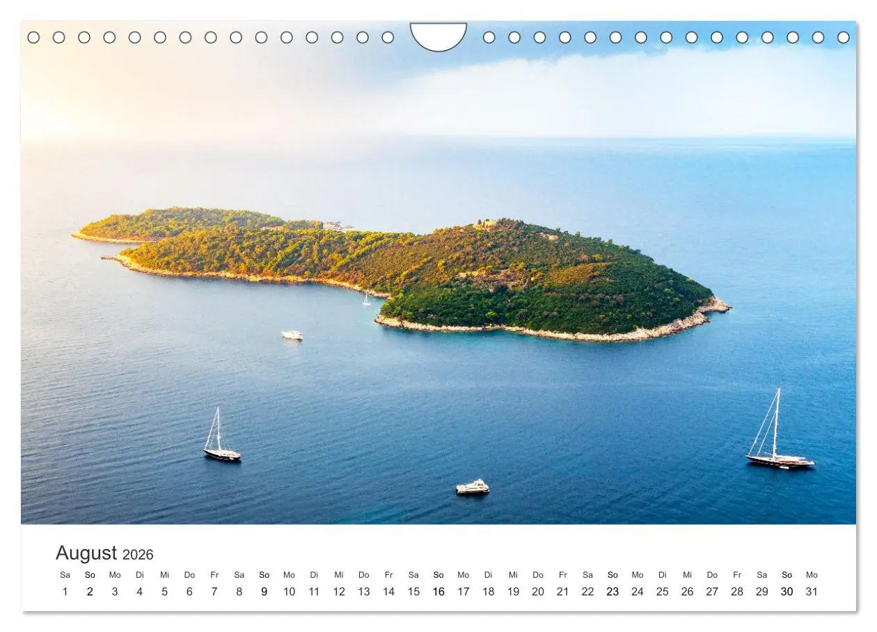 Bild: 9783457912959 | Malerisches Kroatien (Wandkalender 2026 DIN A4 quer), CALVENDO...