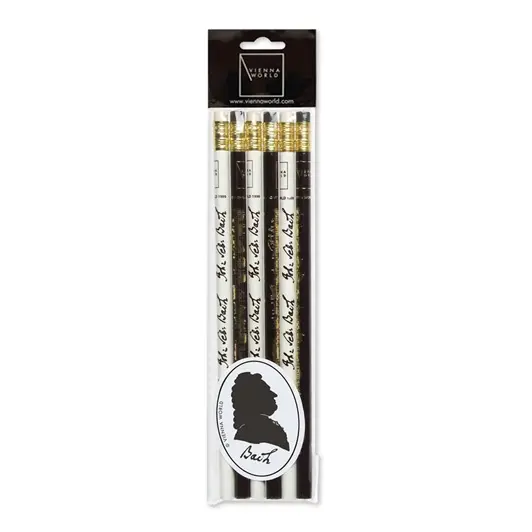 Cover: 9120016973059 | Pencil set Bach (6 pcs) | black - white (6 pieces per packing unit)