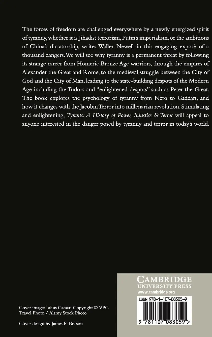 Rückseite: 9781107083059 | Tyrants | Waller R. Newell | Buch | Englisch | 2017