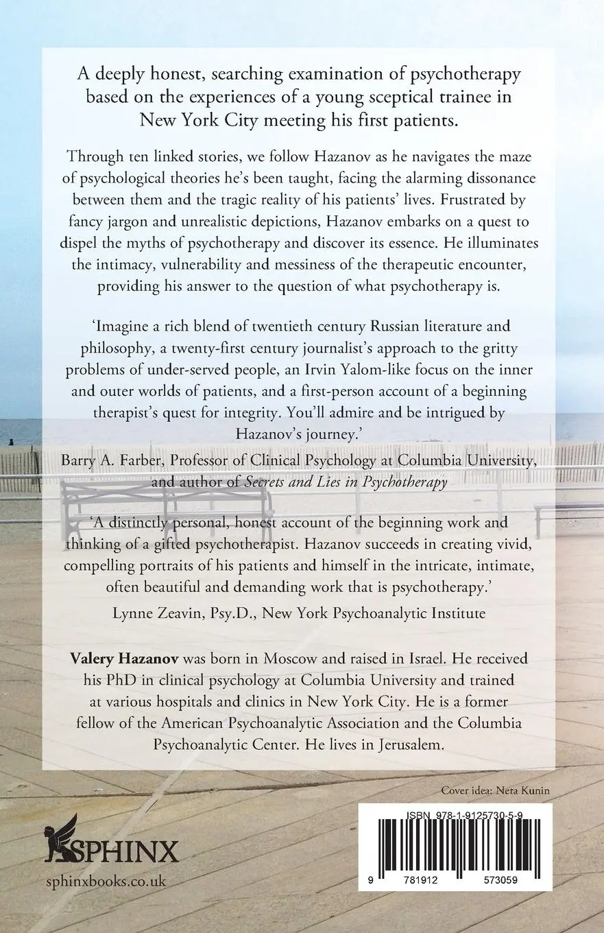 Rückseite: 9781912573059 | The Fear of Doing Nothing | Notes of a Young Therapist | Hazanov