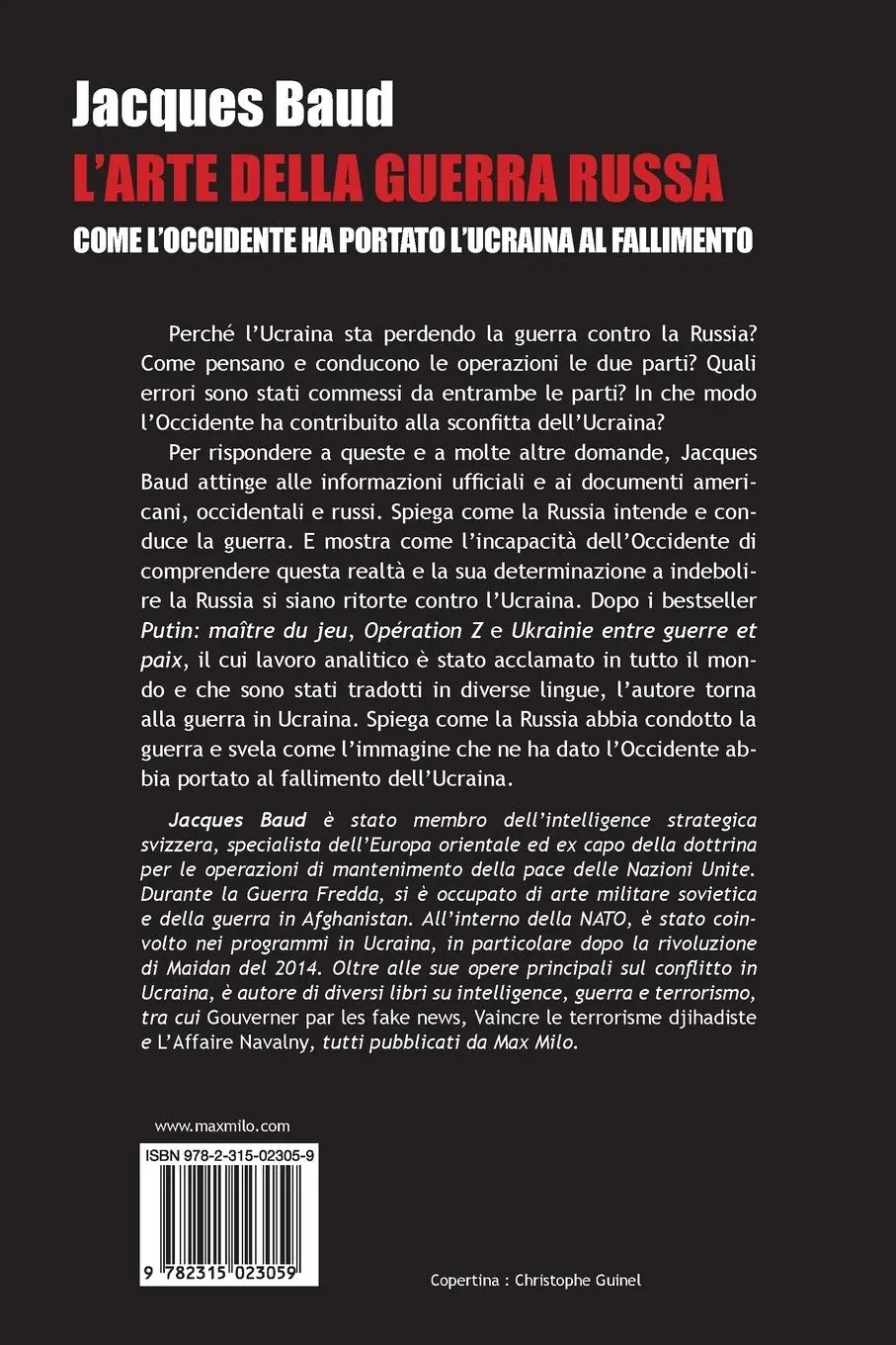 Rückseite: 9782315023059 | L'arte della guerra russa | Jacques Baud | Taschenbuch | Italienisch