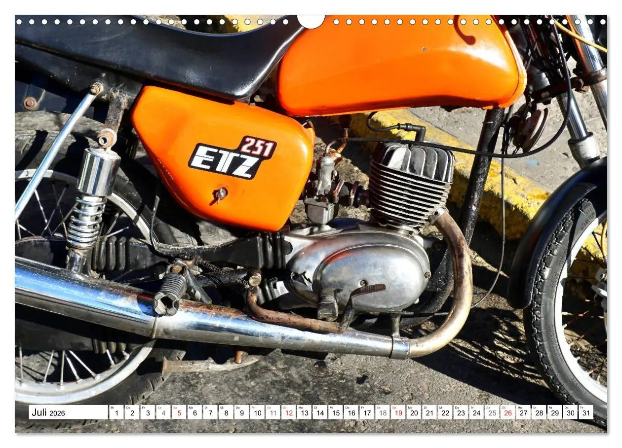 Bild: 9783457733059 | MZ ETZ 251 - Letztes Motorrad der DDR (Wandkalender 2026 DIN A3...
