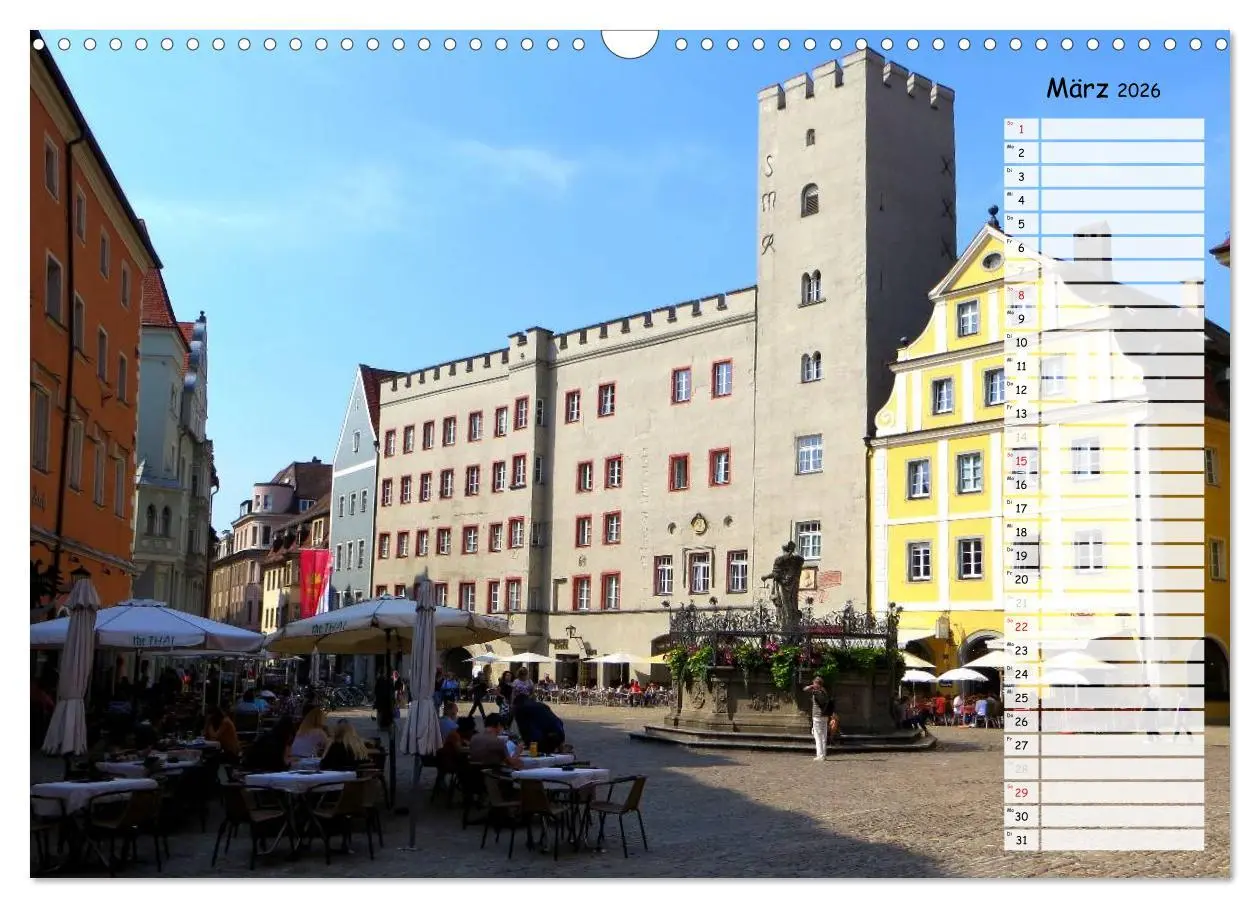Bild: 9783457973059 | Regensburg erleben (Wandkalender 2026 DIN A3 quer), CALVENDO...