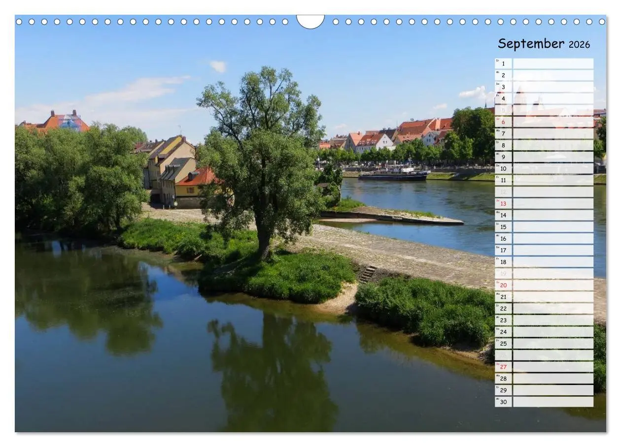 Bild: 9783457973059 | Regensburg erleben (Wandkalender 2026 DIN A3 quer), CALVENDO...