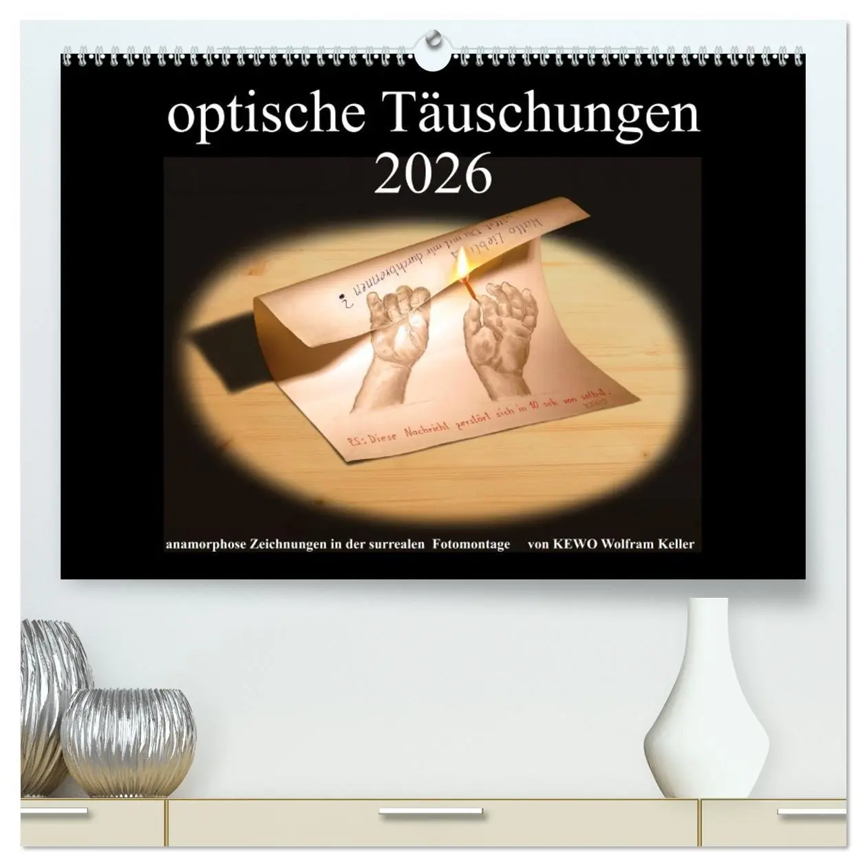 Cover: 9783516133059 | optische Täuschungen 2026 (hochwertiger Premium Wandkalender 2026...