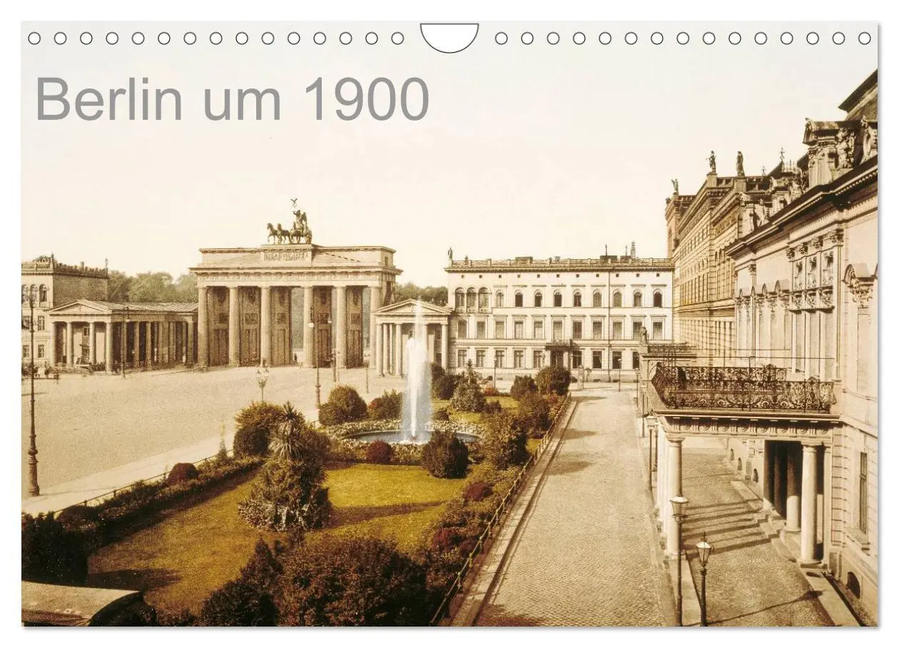 Cover: 9783516203059 | Berlin um 1900 (Wandkalender 2026 DIN A4 quer), CALVENDO...