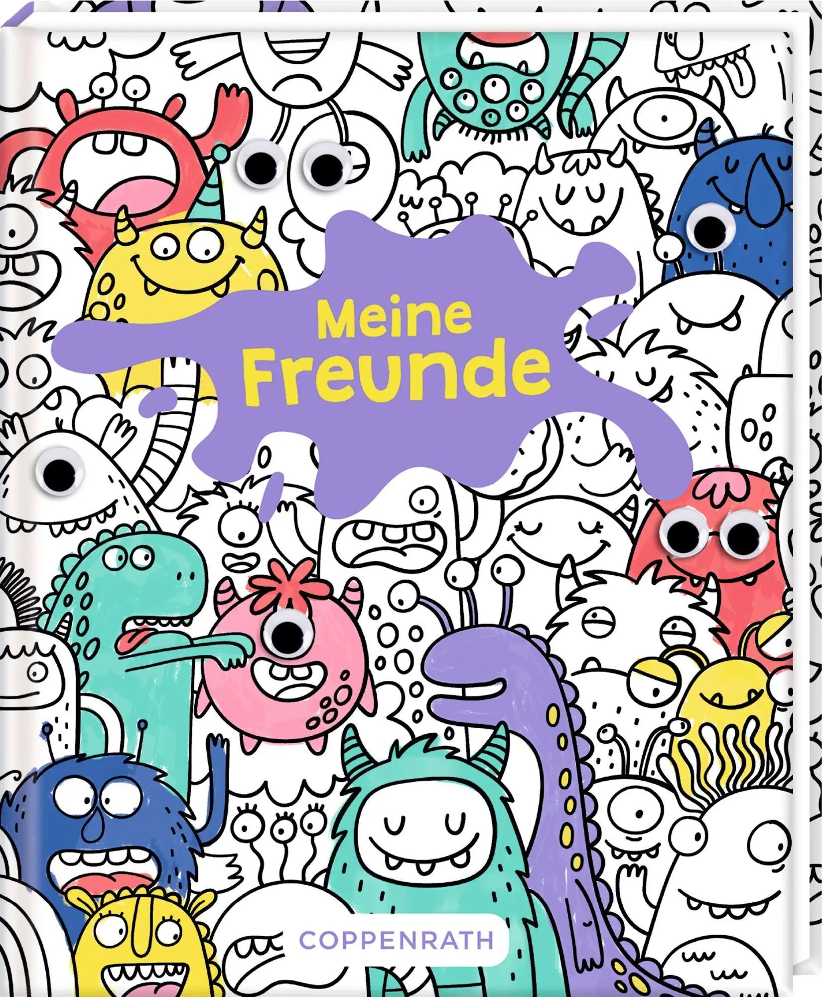 Cover: 4050003973159 | Freundebuch - Meine Freunde | Monster - mit Wackelaugen | Buch | 96 S.