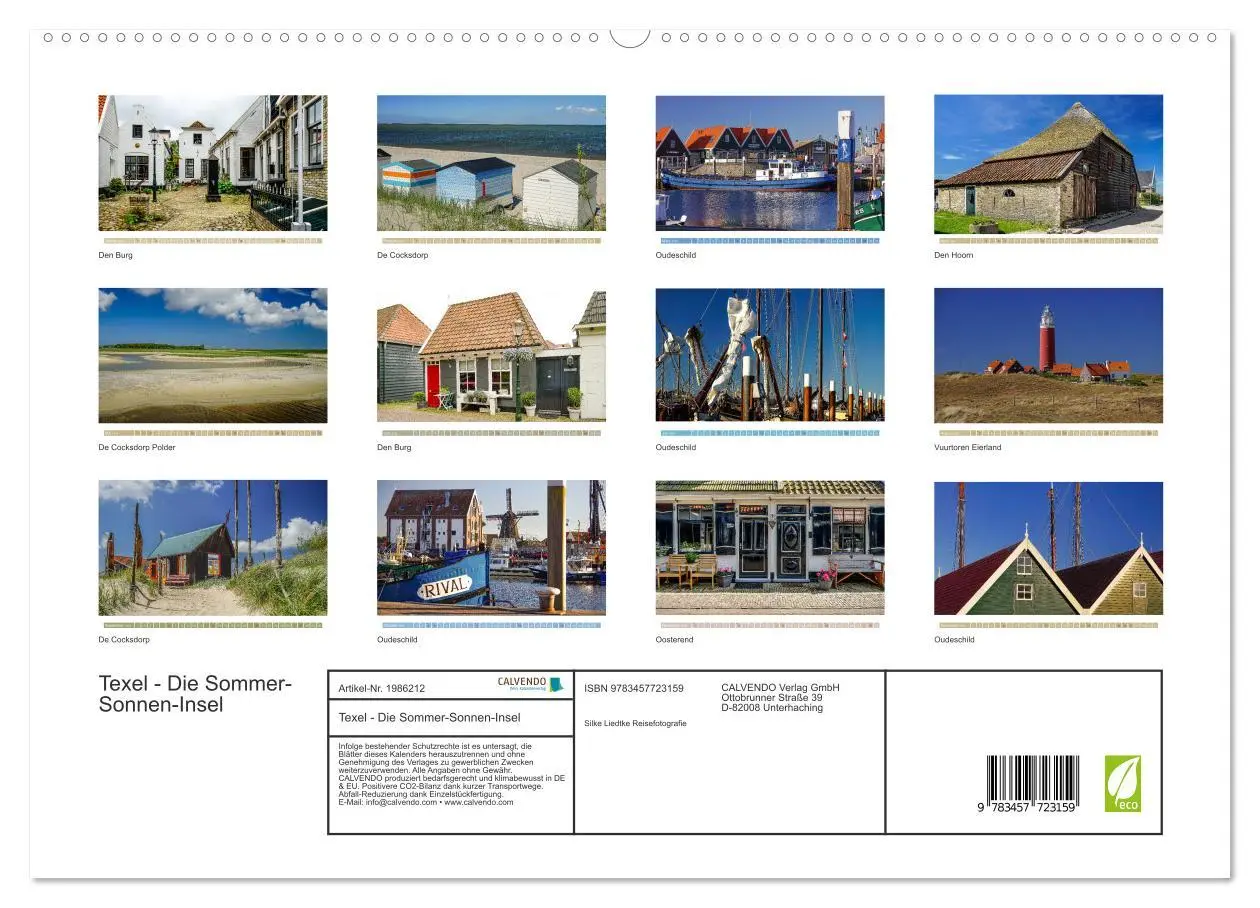 Bild: 9783457723159 | Texel - Die Sommer-Sonnen-Insel (hochwertiger Premium Wandkalender...
