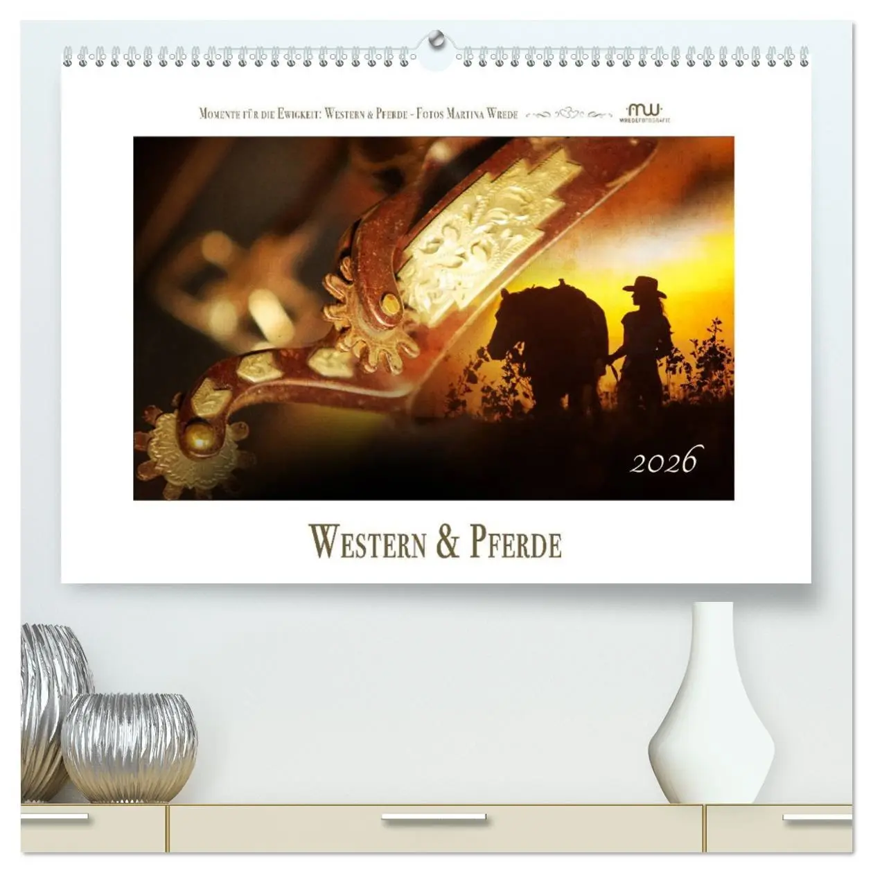 Cover: 9783457963159 | Western und Pferde (hochwertiger Premium Wandkalender 2026 DIN A2...