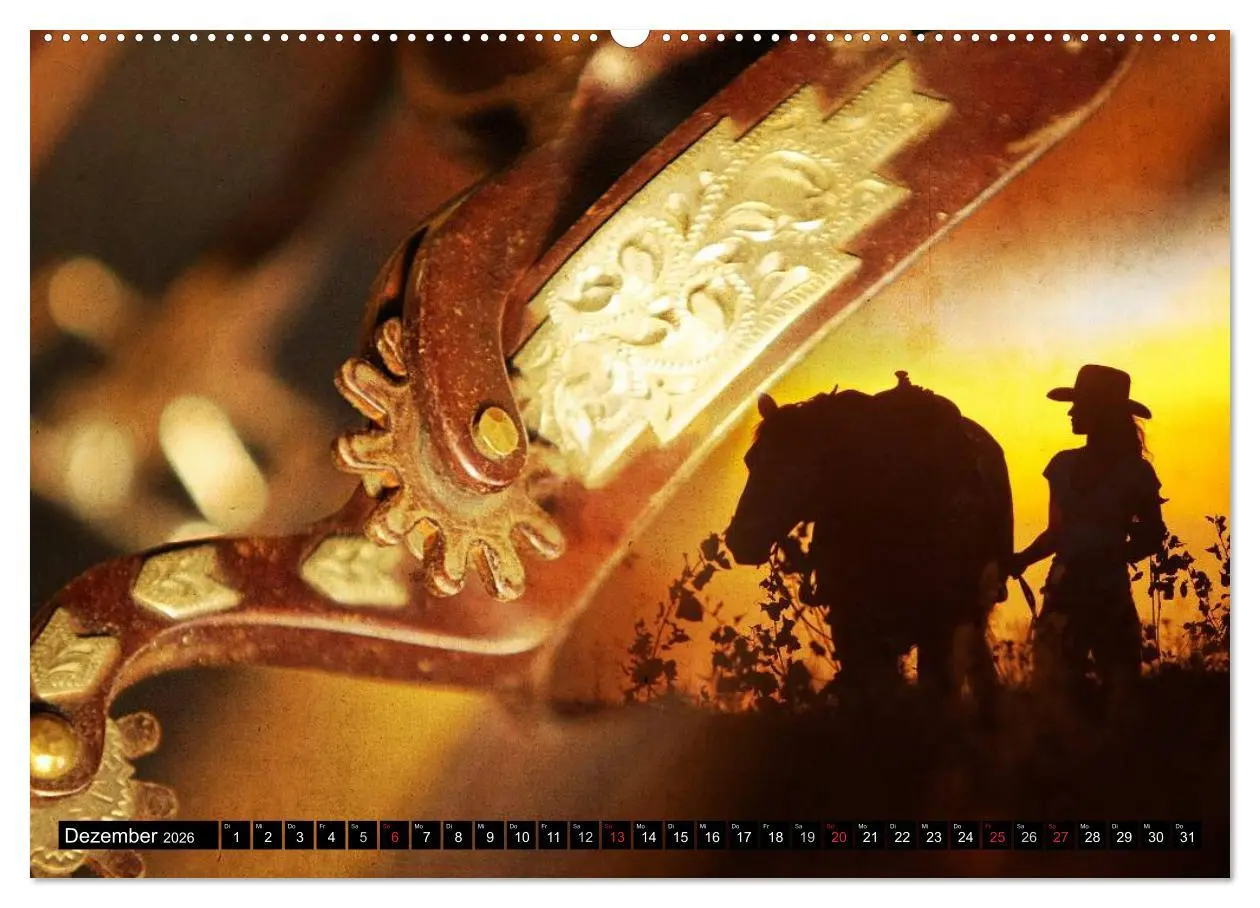 Bild: 9783457963159 | Western und Pferde (hochwertiger Premium Wandkalender 2026 DIN A2...