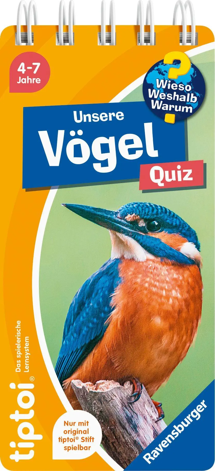 Cover: 9783473493159 | tiptoi® Wieso? Weshalb? Warum? Quiz - Unsere Vögel | Taschenbuch