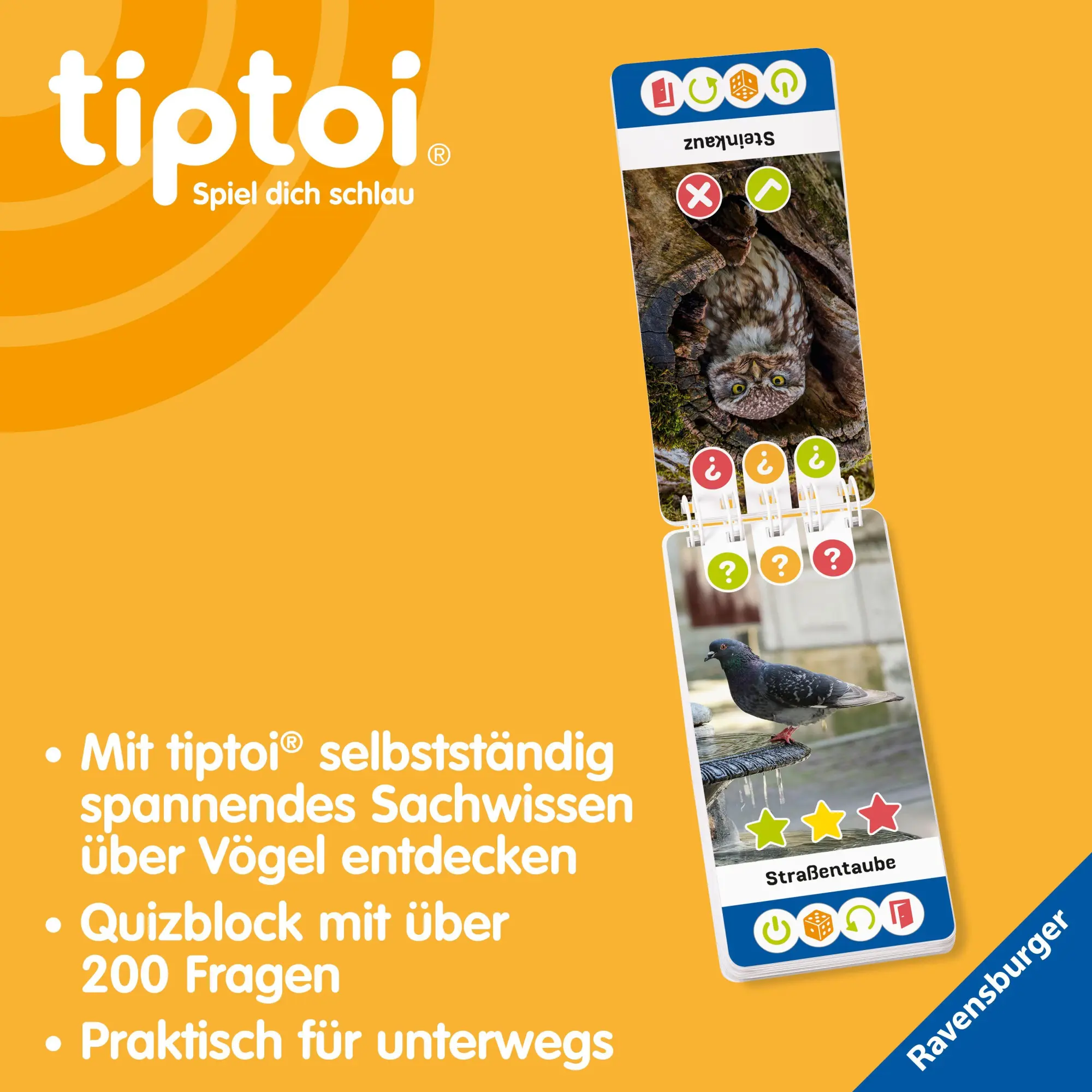 Bild: 9783473493159 | tiptoi® Wieso? Weshalb? Warum? Quiz - Unsere Vögel | Taschenbuch