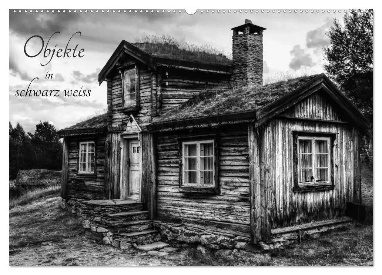 Cover: 9783516053159 | Objekte in schwarz weiss (Wandkalender 2026 DIN A2 quer), CALVENDO...