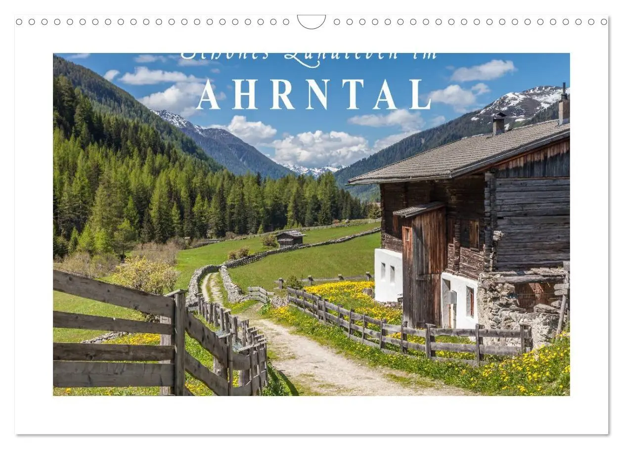 Cover: 9783516123159 | Schönes Landleben im Ahrntal (Wandkalender 2026 DIN A3 quer),...