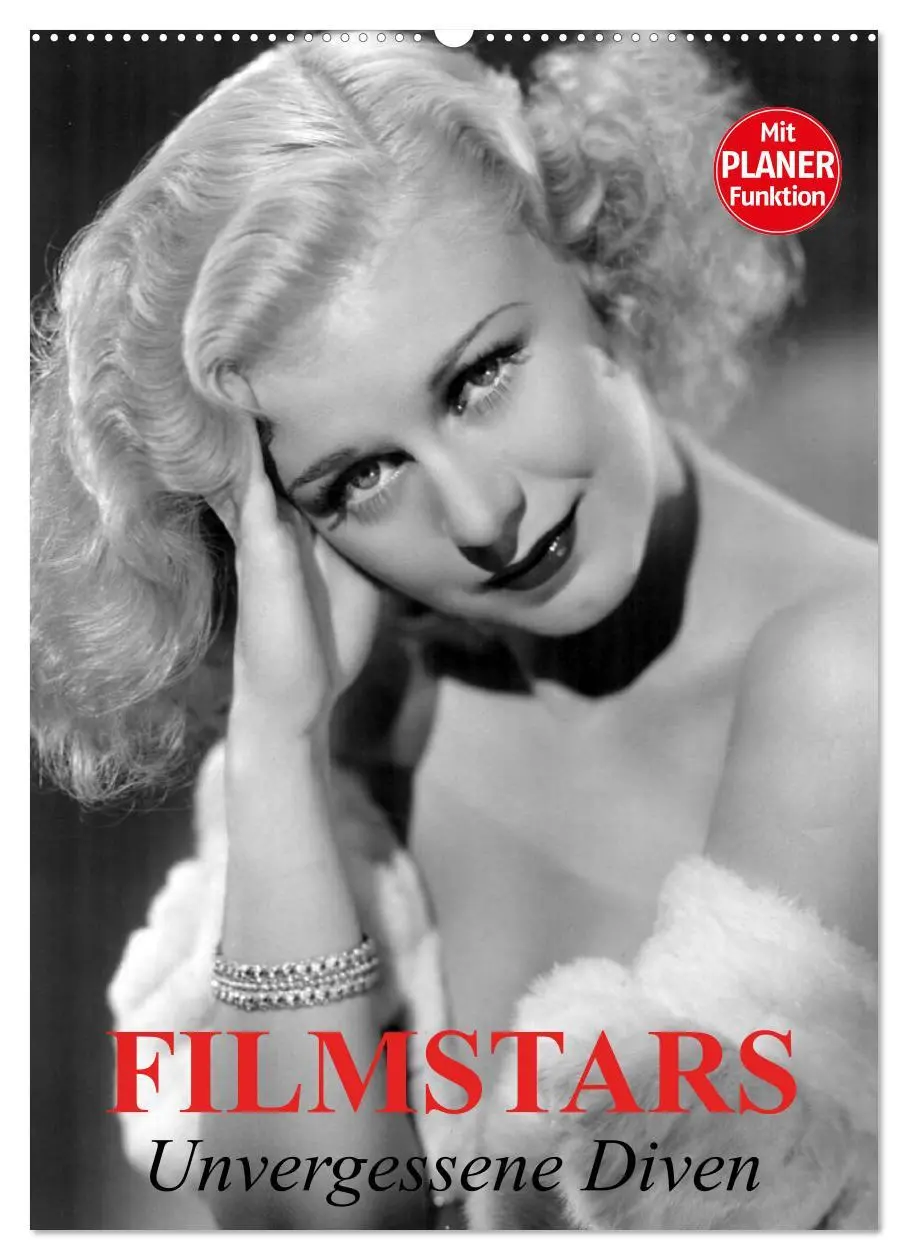 Cover: 9783516433159 | Filmstars. Unvergessene Diven (Wandkalender 2026 DIN A2 hoch),...
