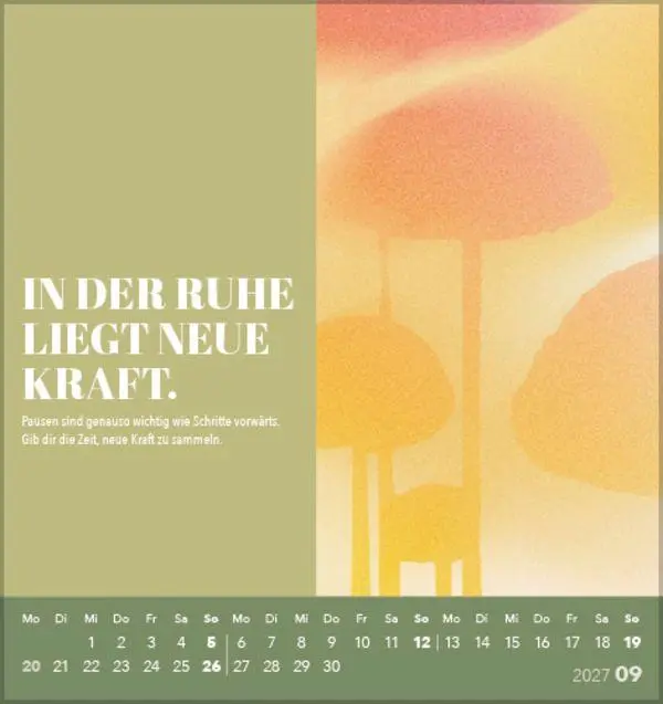 Bild: 9783819303159 | Zeit für mich 2027 | Verlag Korsch | Kalender | 13 S. | Deutsch | 2027