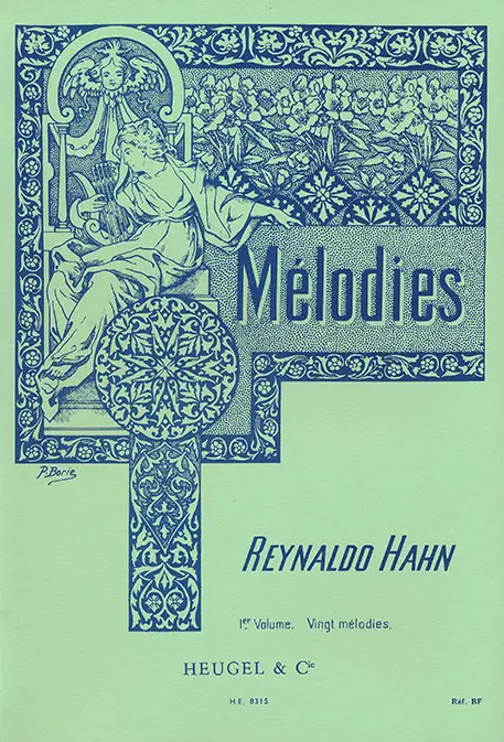 Cover: 9790047083159 | Melodies vol.1 20 melodies pour chant et piano (fr) | Reynaldo Hahn