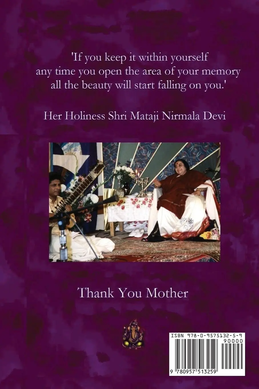 Rückseite: 9780957513259 | Eternally Inspiring Recollections of Our Divine Mother, Volume 5