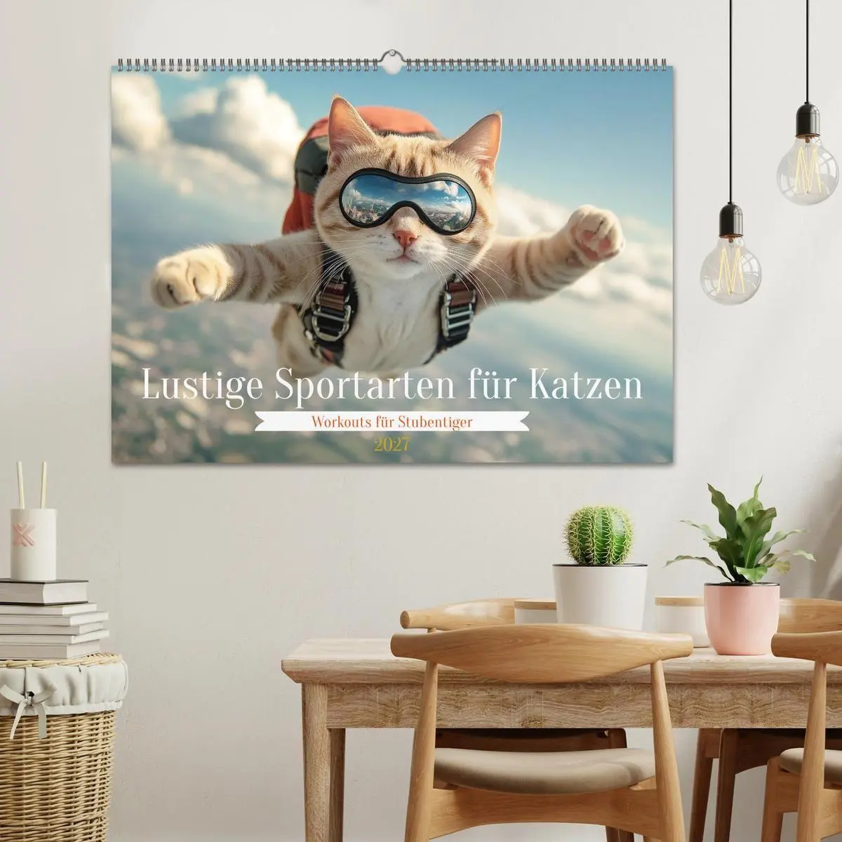Bild: 9783569063259 | Lustige Sportarten für Katzen (Wandkalender 2027 DIN A2 quer),...