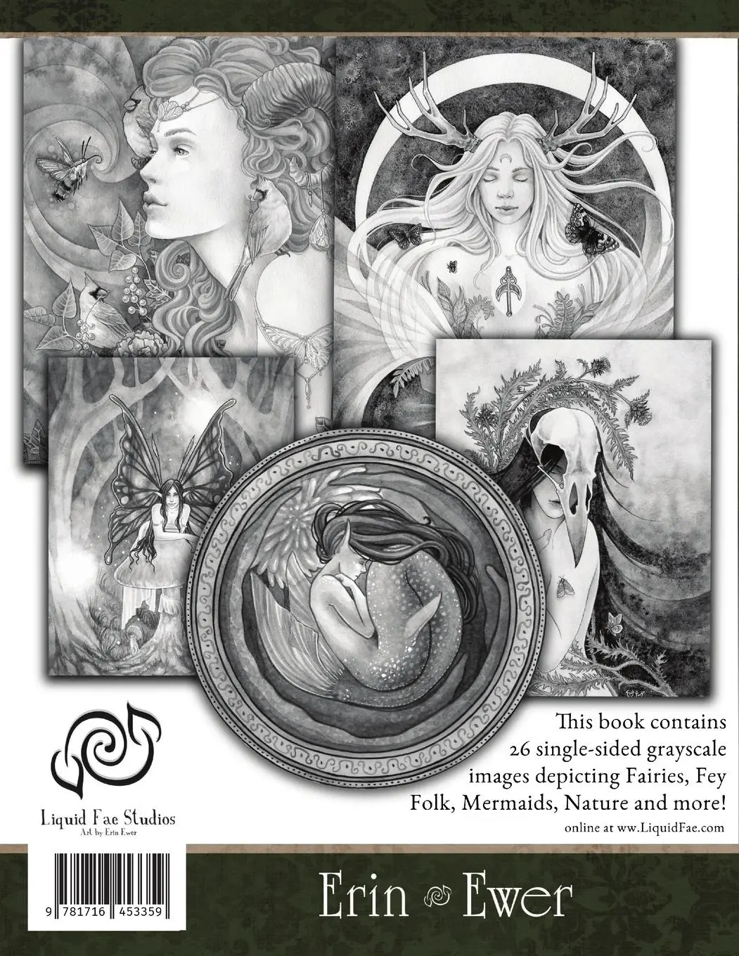 Rückseite: 9781716453359 | Fantasy and Fay Coloring Book | Taschenbuch | Paperback | Englisch
