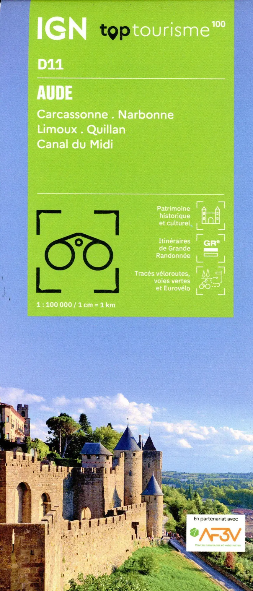 Cover: 9782758553359 | 11 Aude Carcassonne | 1:100000 | (Land-)Karte | Französisch | 2024