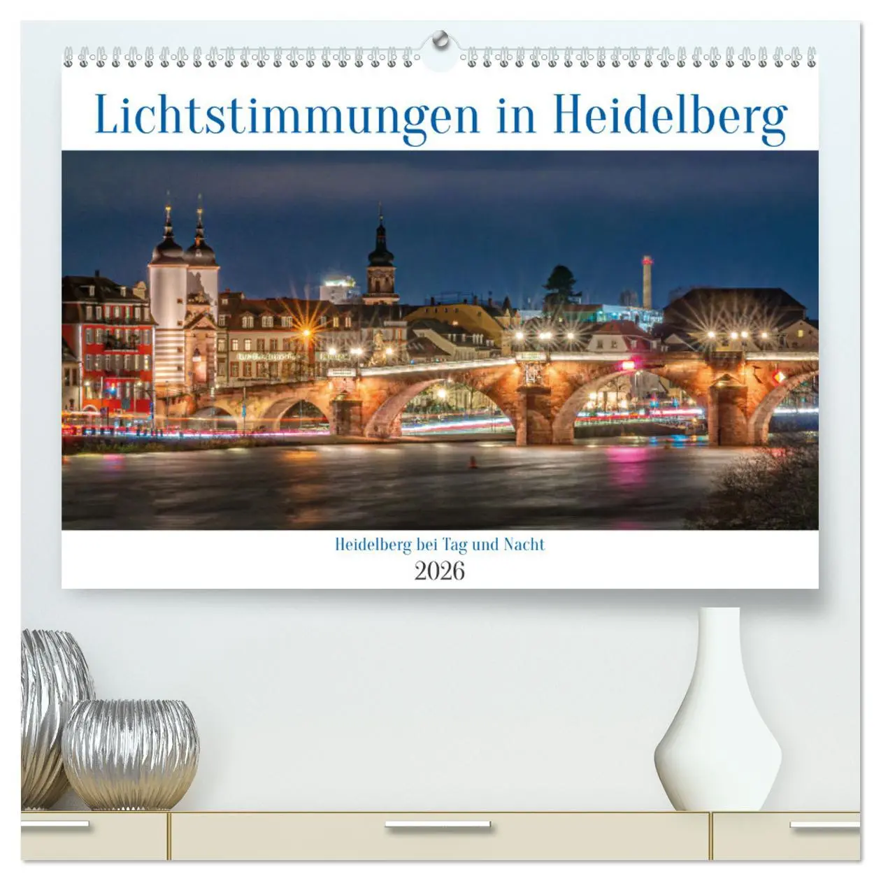 Cover: 9783457253359 | Lichtstimmungen in Heidelberg (hochwertiger Premium Wandkalender...