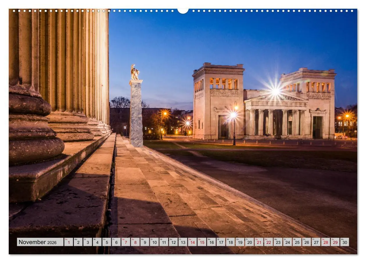 Bild: 9783457873359 | München - Lichter der Großstadt (Wandkalender 2026 DIN A2 quer),...