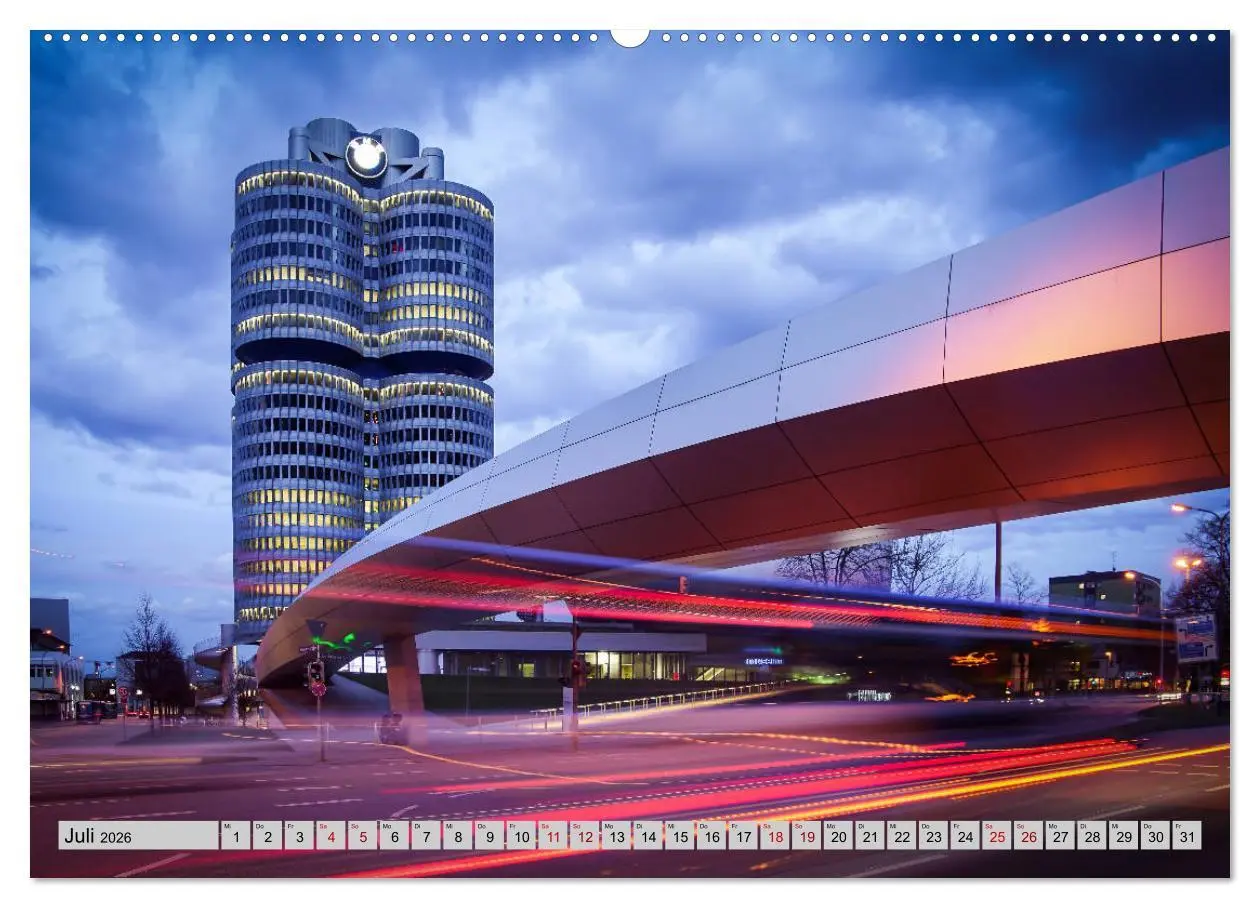 Bild: 9783457873359 | München - Lichter der Großstadt (Wandkalender 2026 DIN A2 quer),...
