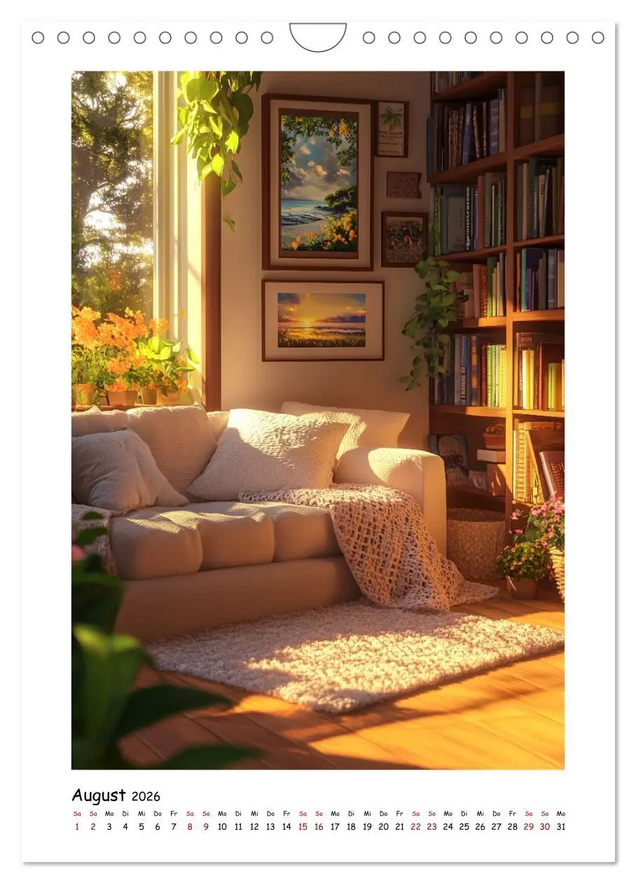 Bild: 9783457943359 | Ein Zuhause aus Worten (Wandkalender 2026 DIN A4 hoch), CALVENDO...