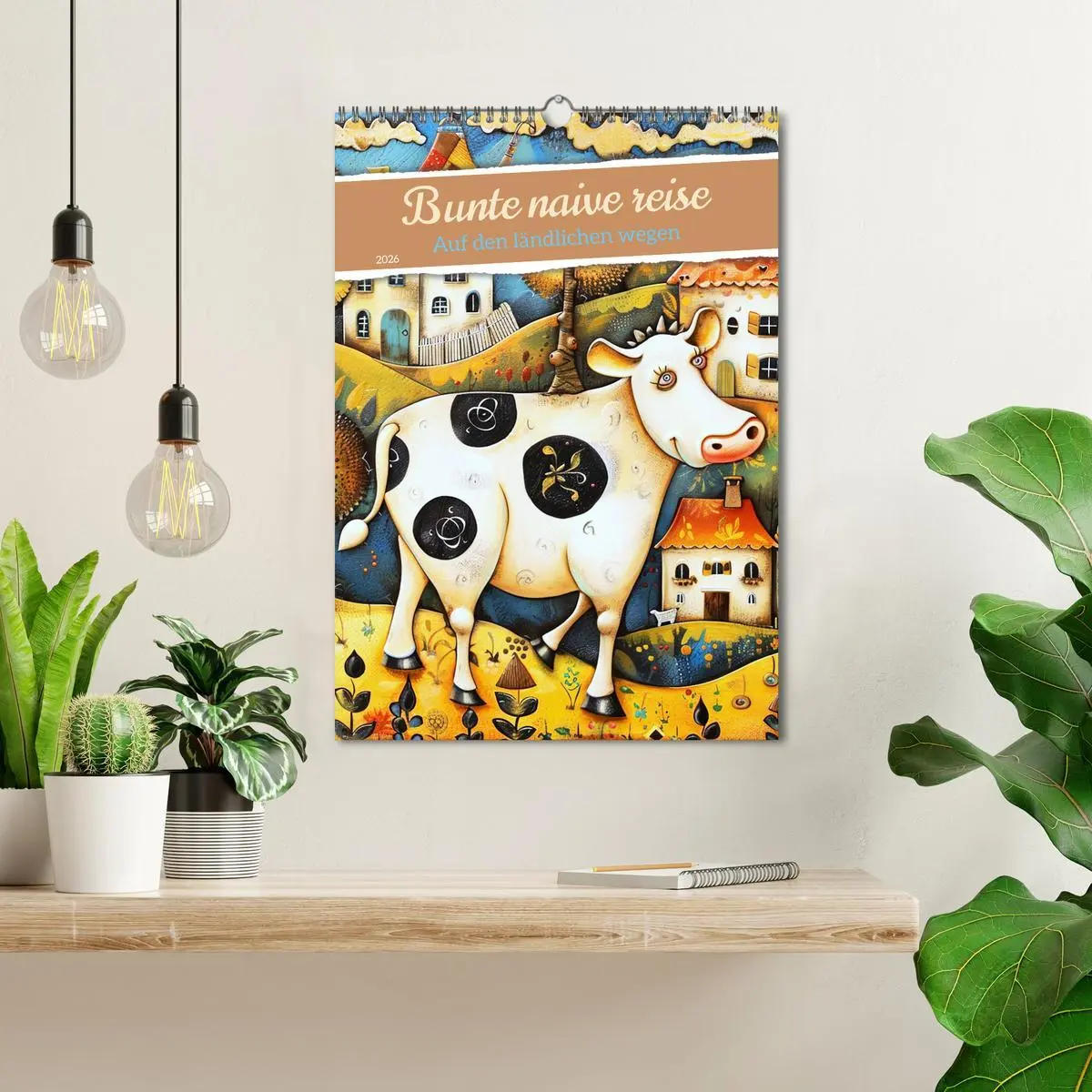 Bild: 9783516273359 | Bunte naive reise (Wandkalender 2026 DIN A3 hoch), CALVENDO...
