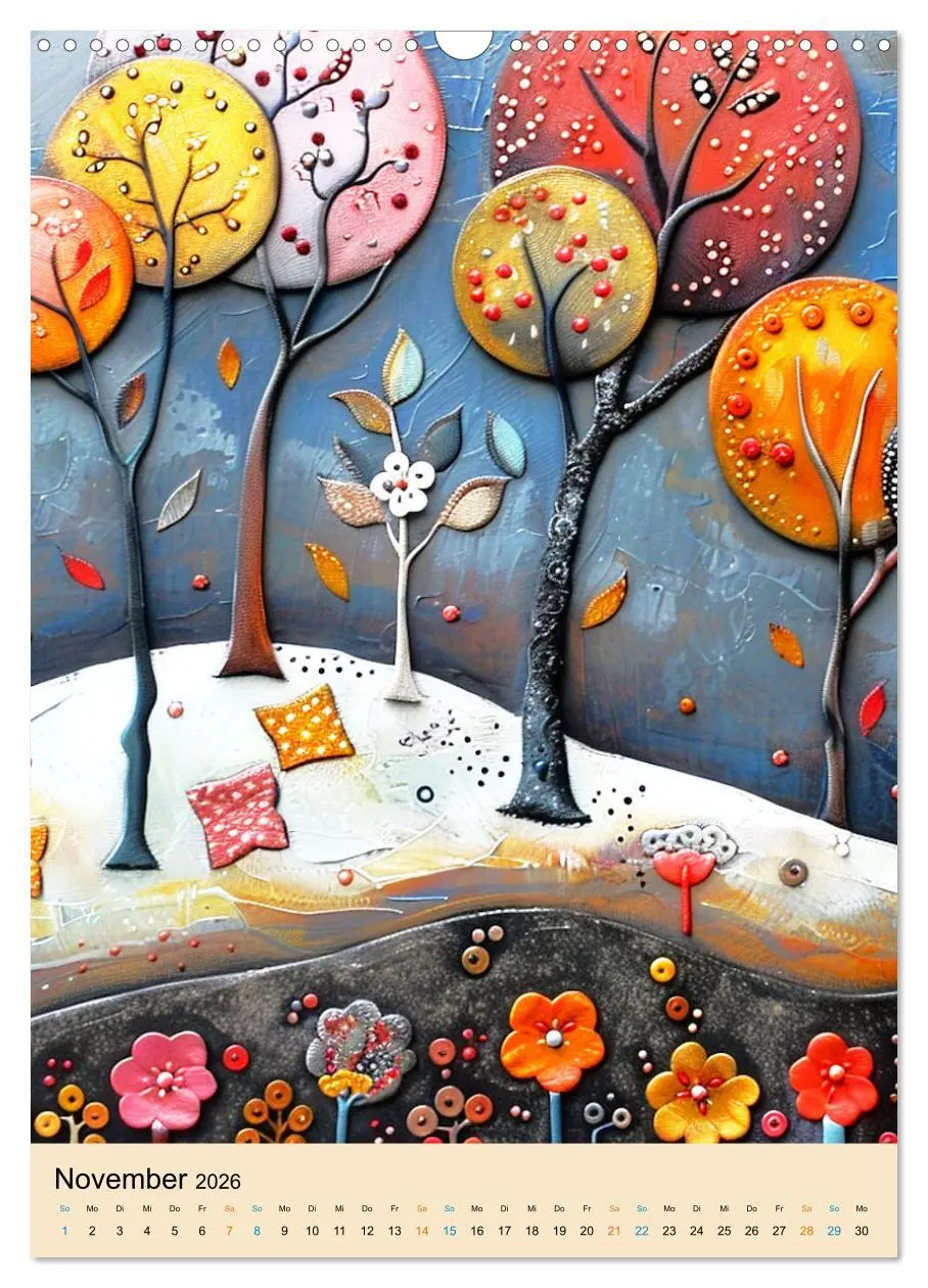 Bild: 9783516273359 | Bunte naive reise (Wandkalender 2026 DIN A3 hoch), CALVENDO...