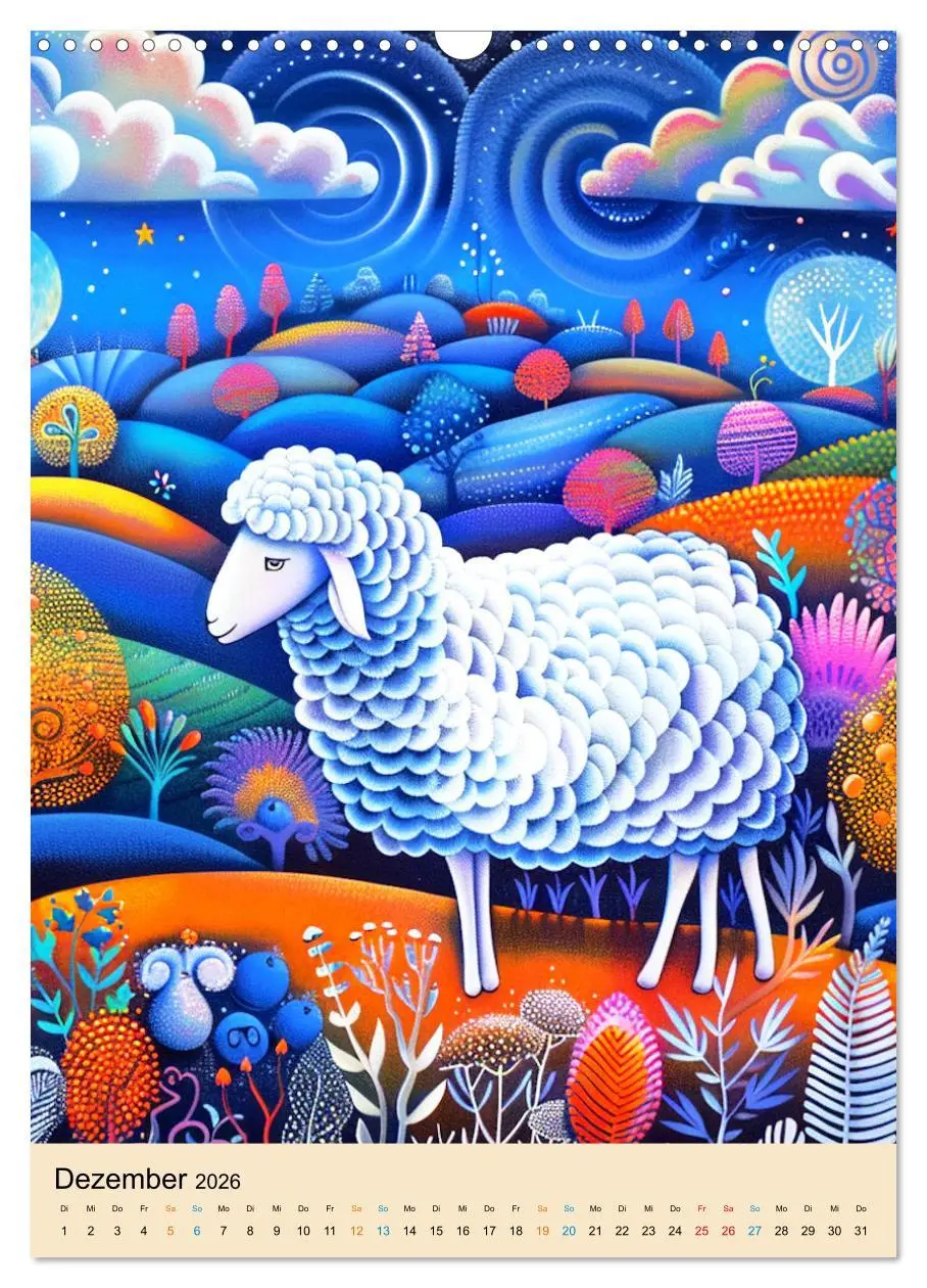 Bild: 9783516273359 | Bunte naive reise (Wandkalender 2026 DIN A3 hoch), CALVENDO...