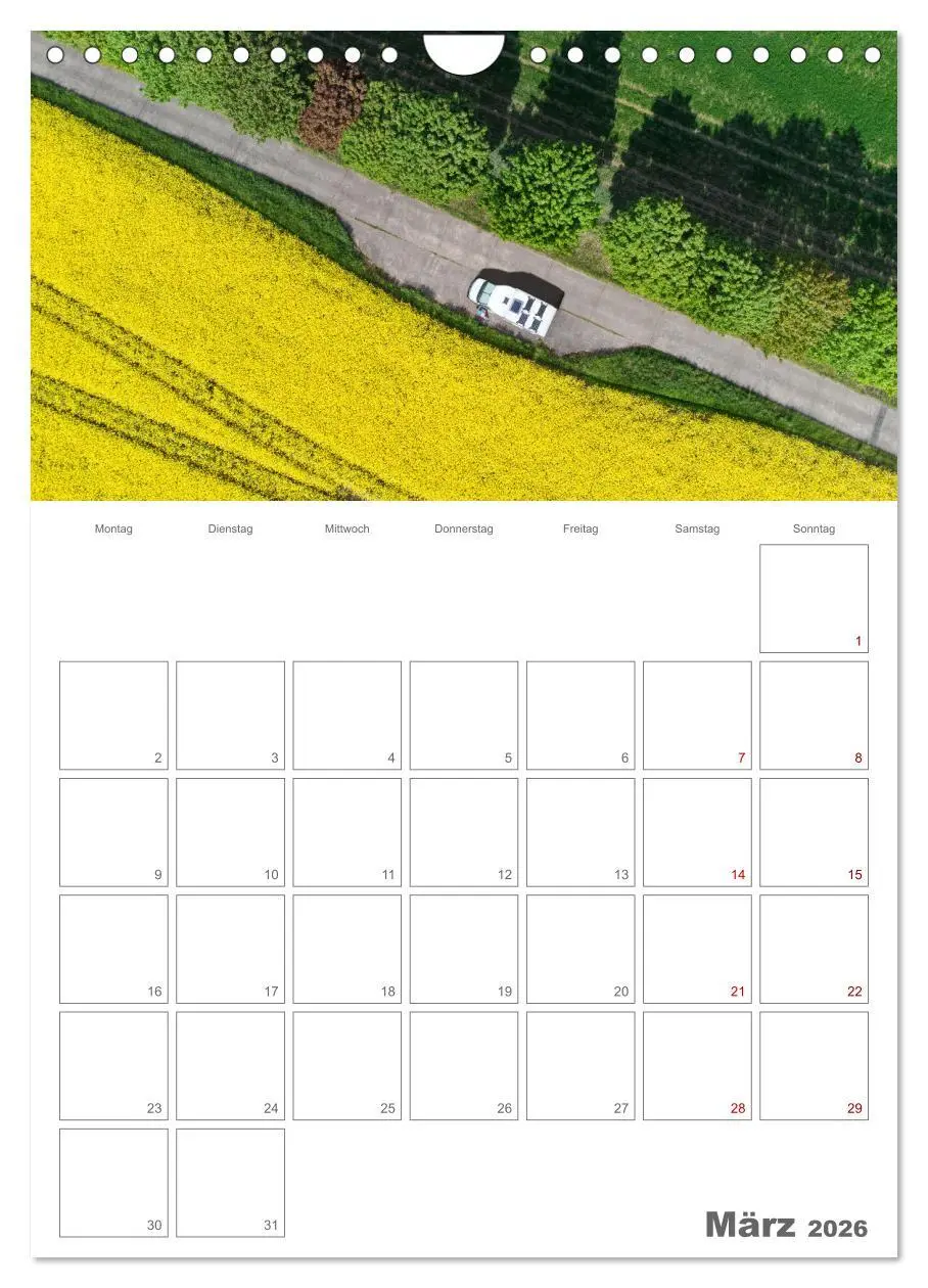 Bild: 9783516343359 | Wohnmobil Jahresplaner (Wandkalender 2026 DIN A4 hoch), CALVENDO...