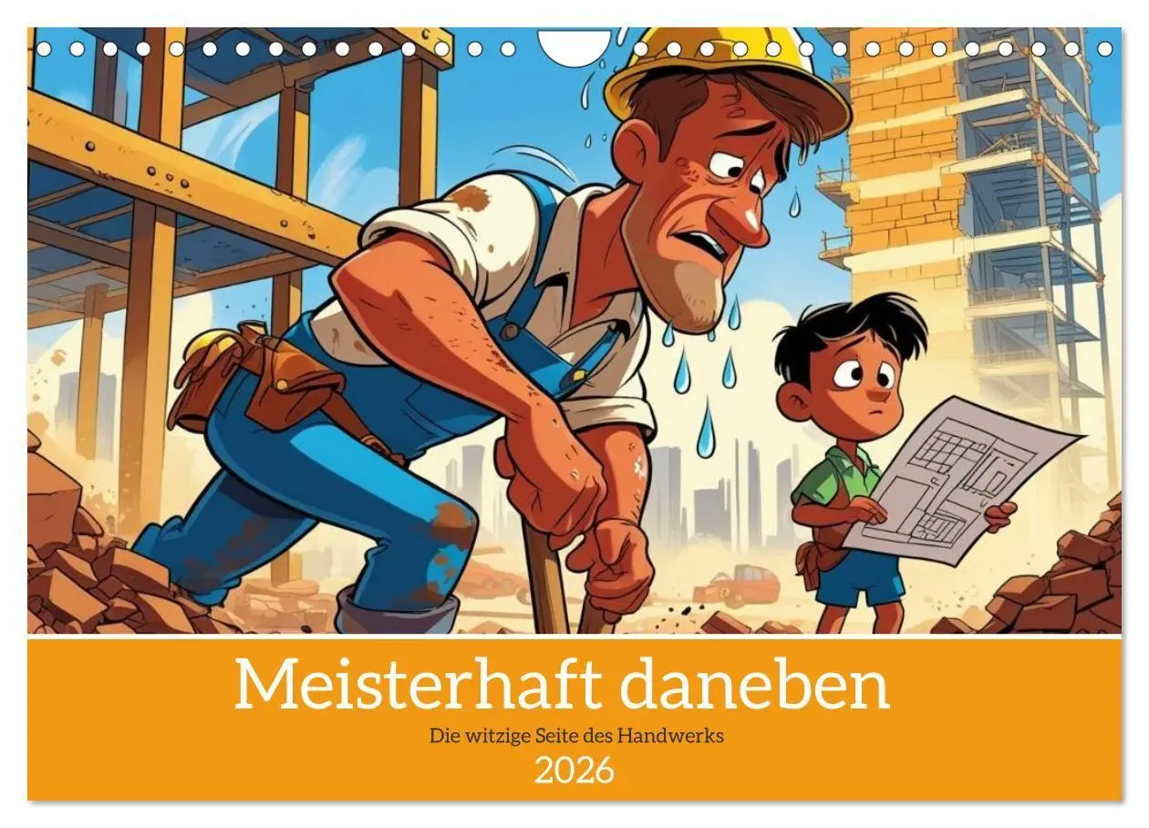 Cover: 9783516653359 | Meisterhaft daneben - Die witzige Seite des Handwerks (Wandkalender...