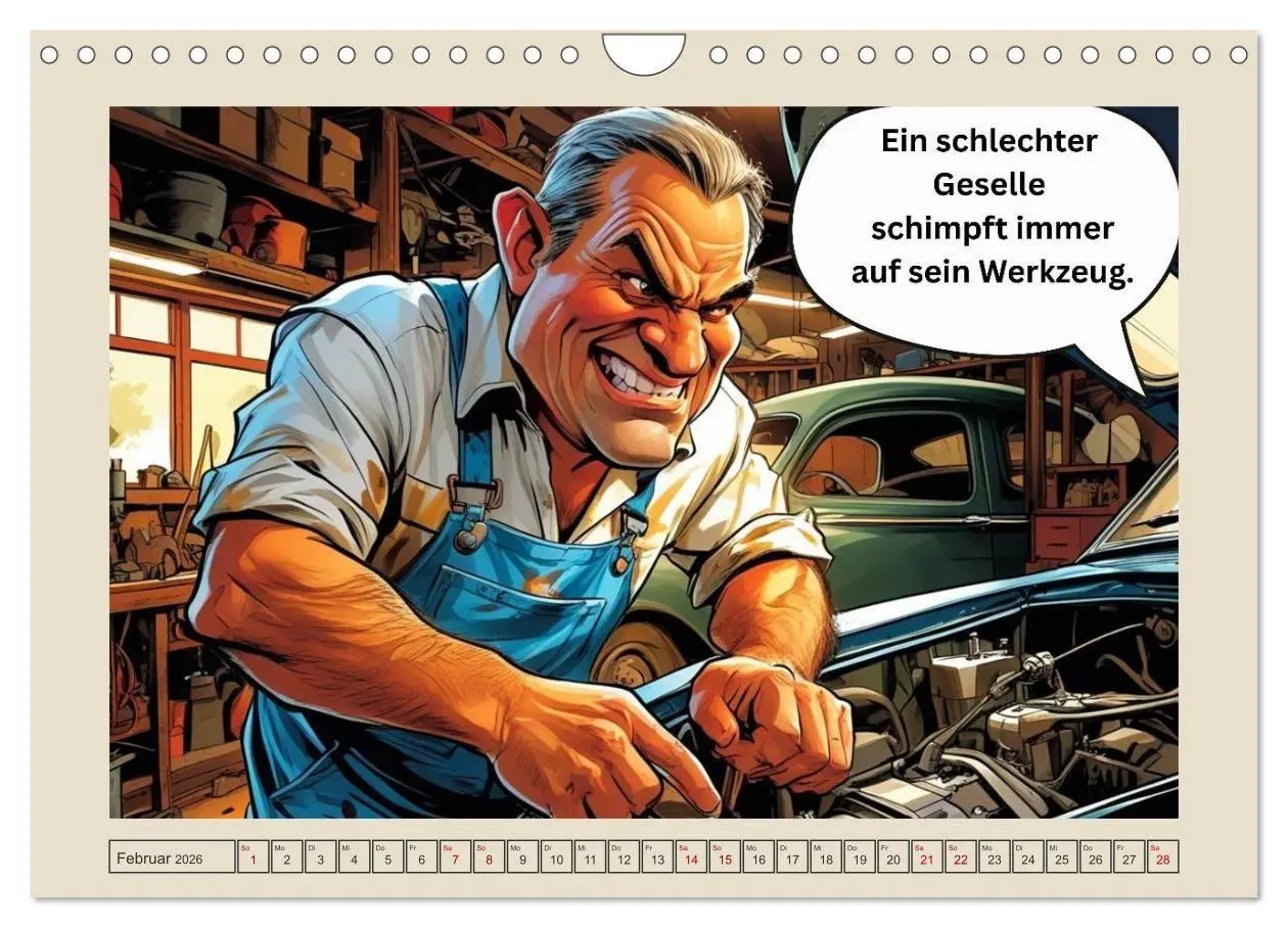 Bild: 9783516653359 | Meisterhaft daneben - Die witzige Seite des Handwerks (Wandkalender...