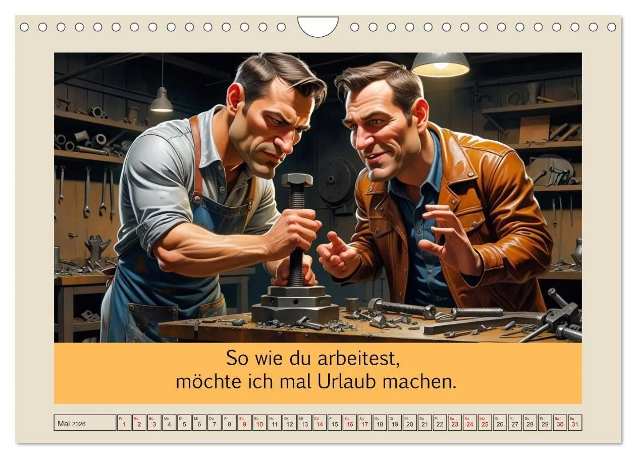 Bild: 9783516653359 | Meisterhaft daneben - Die witzige Seite des Handwerks (Wandkalender...