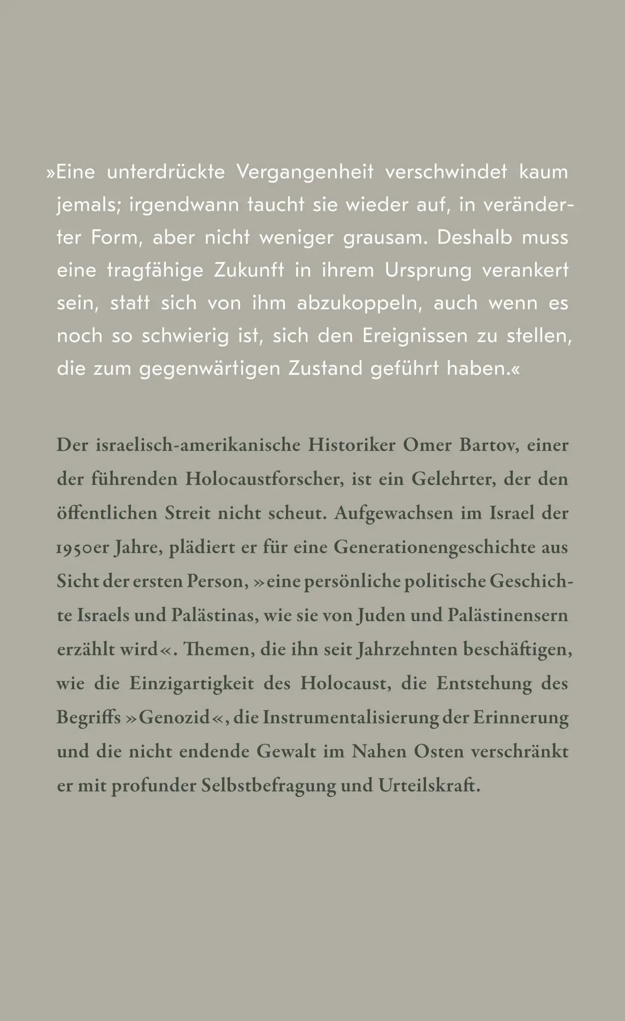 Rückseite: 9783633543359 | Genozid, Holocaust und Israel-Palästina | Omer Bartov | Buch | 528 S.