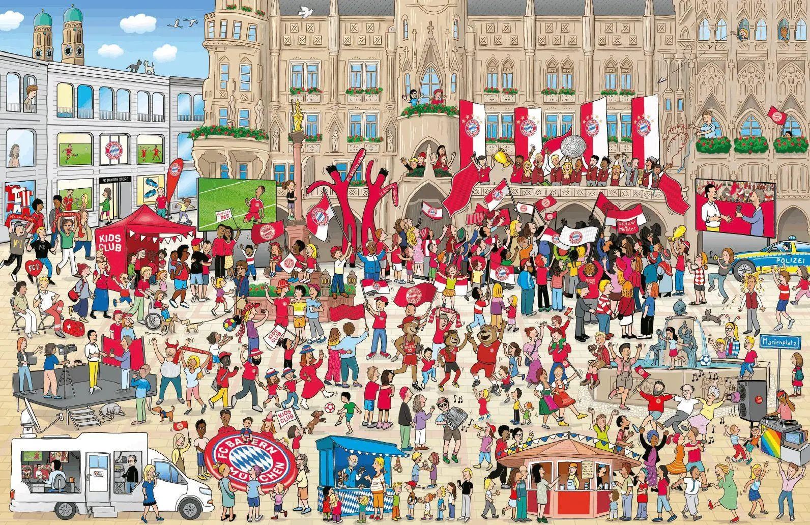 Bild: 9783985853359 | FC Bayern München Wimmelbuch | Gisa Borchers | Buch | 16 S. | Deutsch